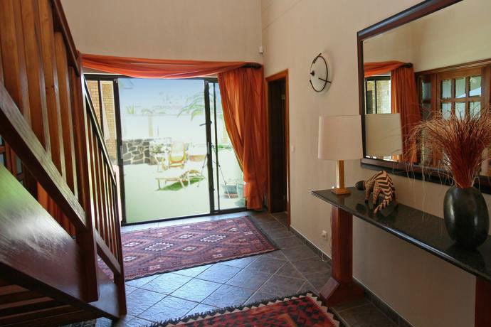 Palm garden and braai area